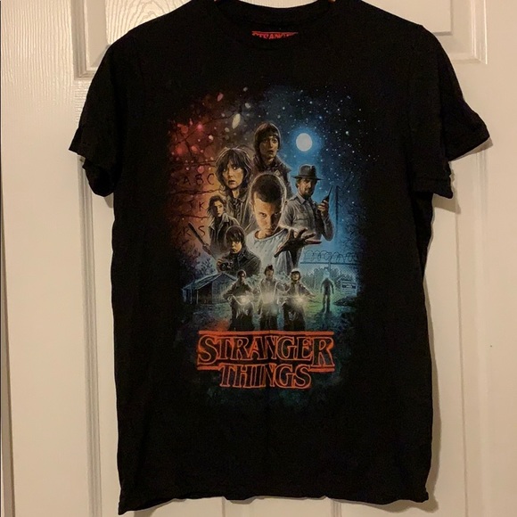stranger things graphic tee